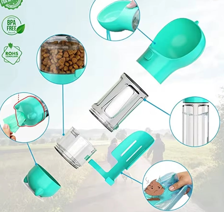 Bebedero mascota 4 en 1